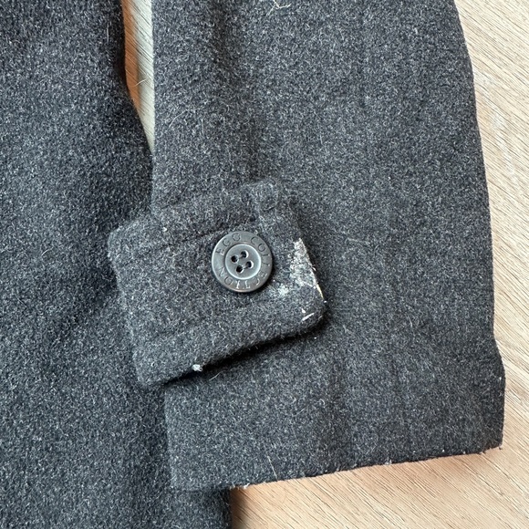 Ego Collection Dark Grey Wool Coat - Picture 5 of 6